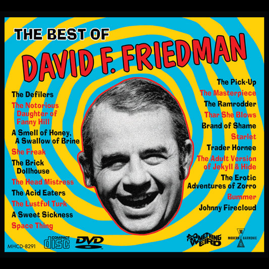 THE BEST OF DAVID F. FRIEDMAN Soundtrack CD + Bonus DVD