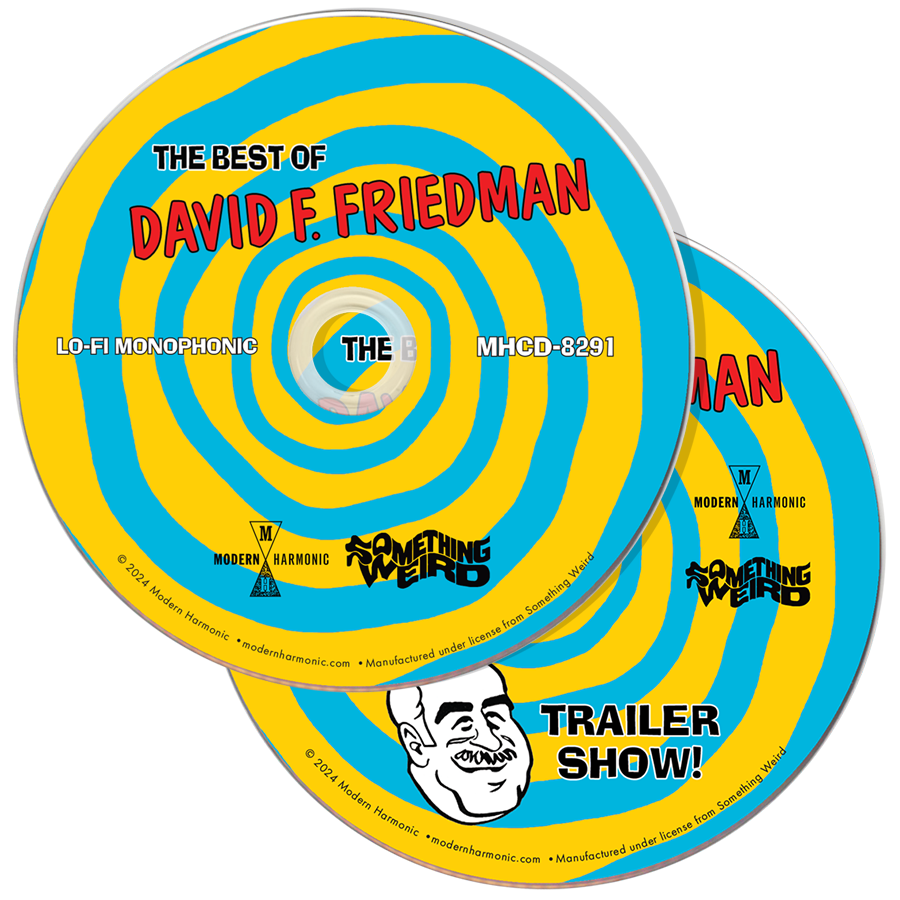 THE BEST OF DAVID F. FRIEDMAN Soundtrack CD + Bonus DVD