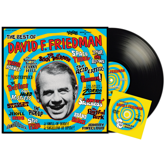 THE BEST OF DAVID F. FRIEDMAN Soundtrack LP + Bonus DVD