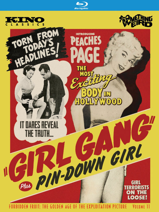 GIRL GANG / PIN-DOWN GIRL 2K BLU-RAY