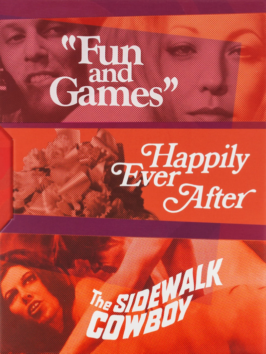 THE SIDEWALK COWBOY / FUN AND GAMES / HAPPILY EVER AFTER Triple Feature BLU-RAY w/ Deluxe Slipcase