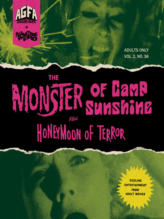 MONSTER OF CAMP SUNSHINE / HONEYMOON OF TERROR 2K BLU-RAY