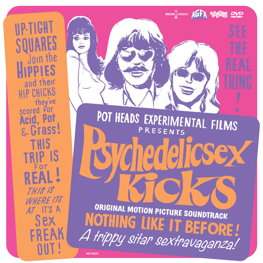PSYCHEDELIC S*X KICKS Soundtrack LP + Bonus DVD