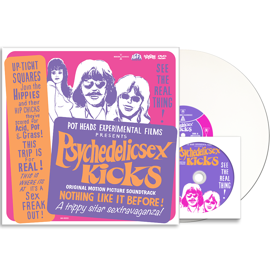 PSYCHEDELIC S*X KICKS Soundtrack LP + Bonus DVD