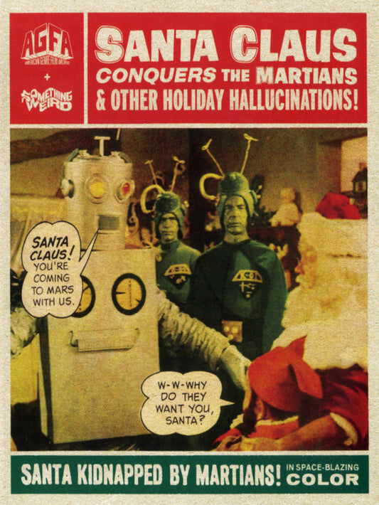 SANTA CLAUS CONQUERS THE MARTIANS & Other Holiday Hallucinations BLU-RAY