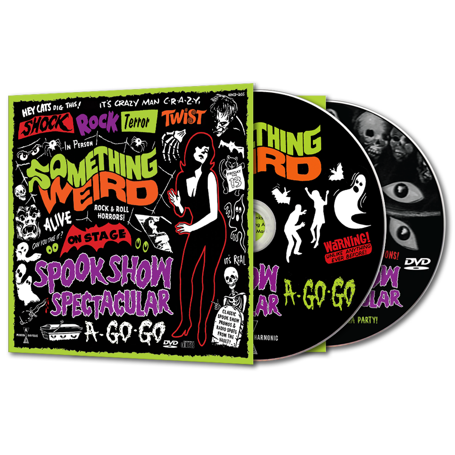 SOMETHING WEIRD SPOOK SHOW SPECTACULAR A GO-GO Soundtrack CD + Bonus DVD