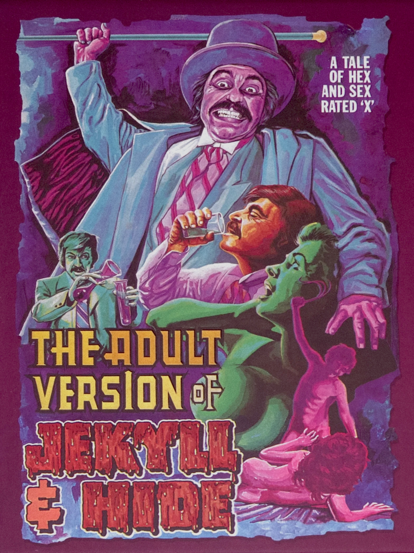 THE ADULT VERSION OF JEKYLL & HIDE / THE EROTIC ADVENTURES OF ZORRO BLU-RAY w/  Deluxe Slipcase