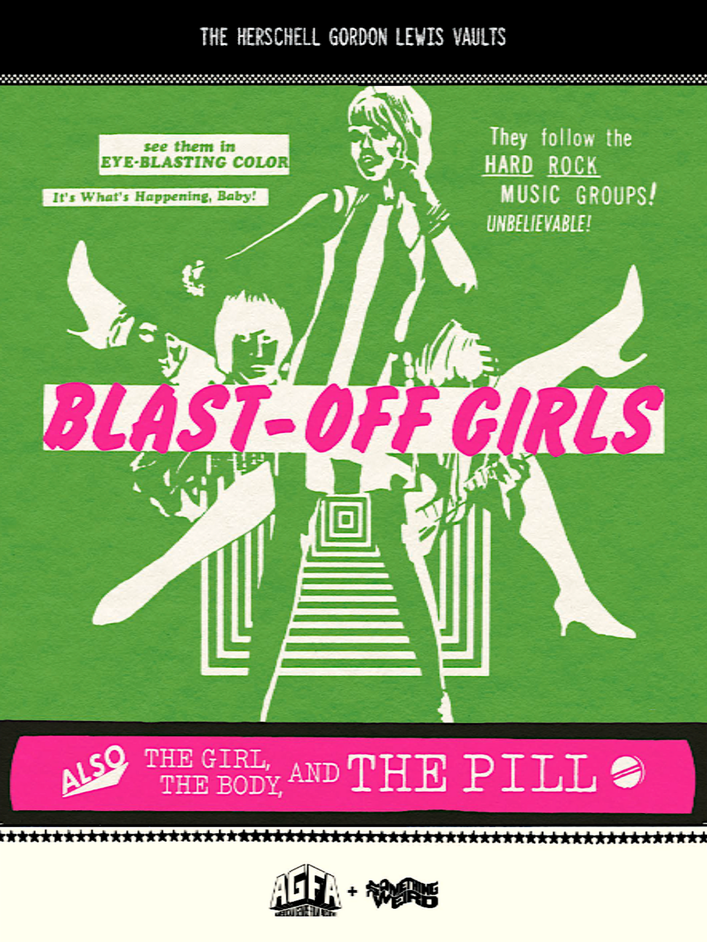 BLAST-OFF GIRLS / THE GIRL, THE BODY, AND THE PILL BLU-RAY w/ Slipcase