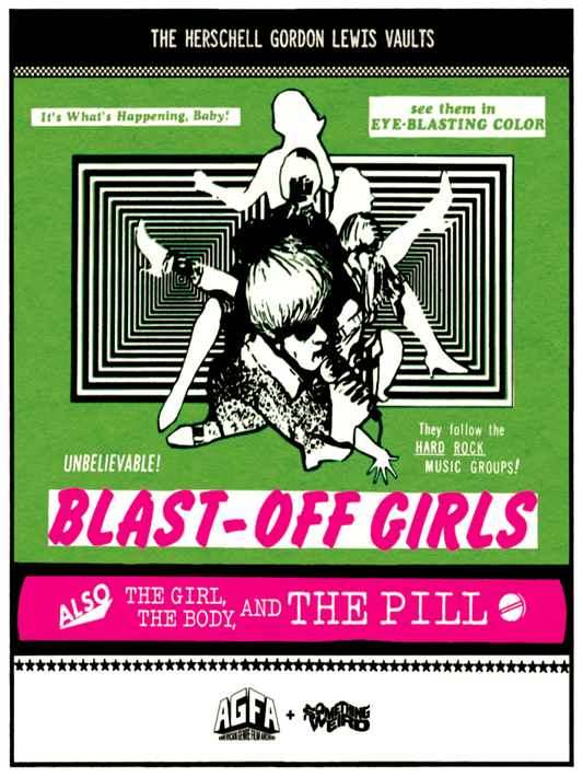 BLAST-OFF GIRLS / THE GIRL, THE BODY, AND THE PILL BLU-RAY w/ Slipcase
