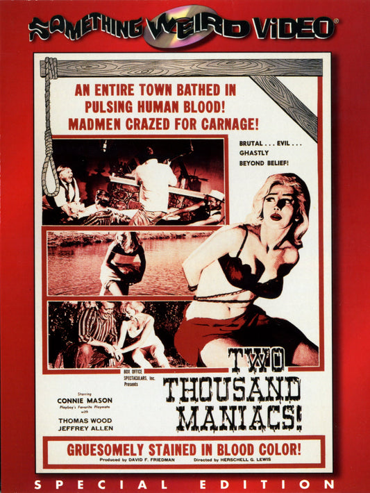 TWO THOUSAND MANIACS! Special Edition DVD